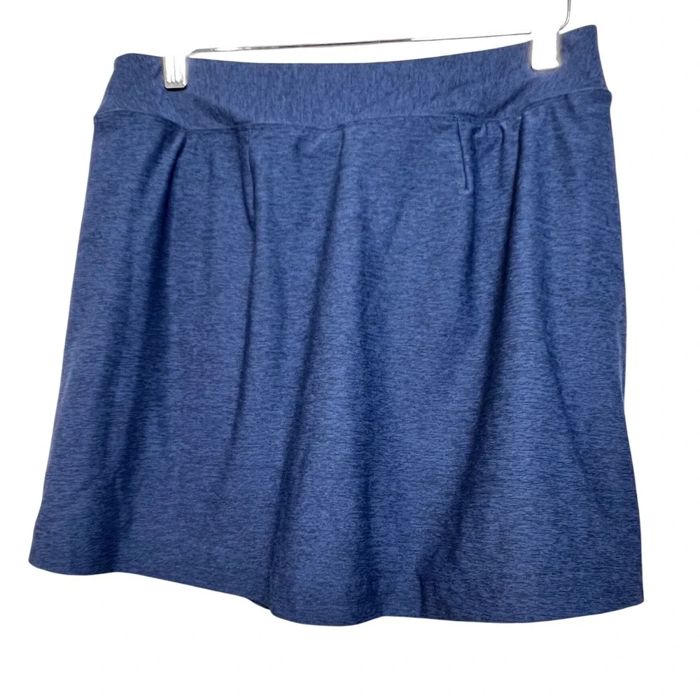 Outdoor Voices Womens Skort Hudson Wrap Active Medium Blue Heathered Tennis Mini